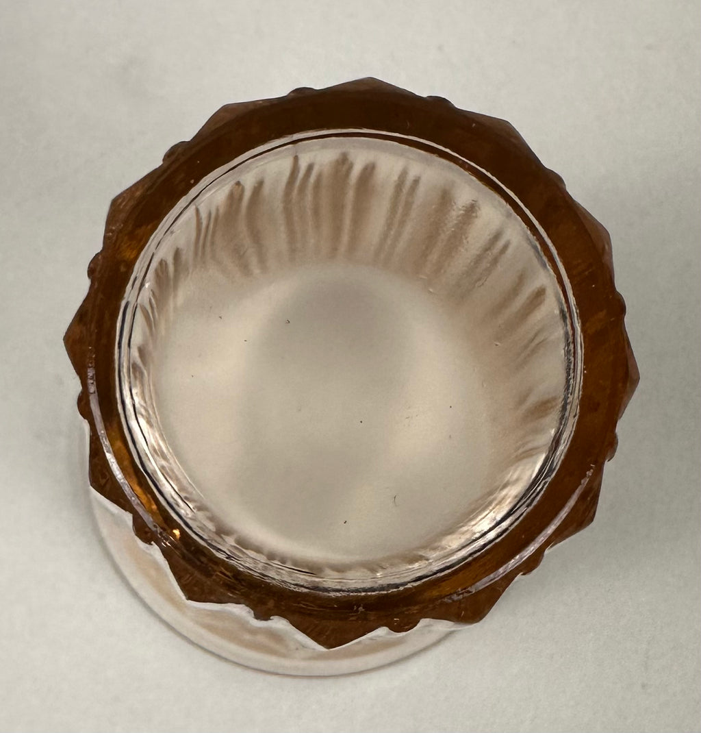Pink Depression Glass 9 ounce Juice Tumbler - “Fortune” Hocking Glass  | Circa 1937-1938