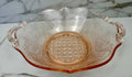 Pink Depression Glass 9 1/2 inch Bowl   - “Landrum” Lancaster Glass  | Circa 1934-1937