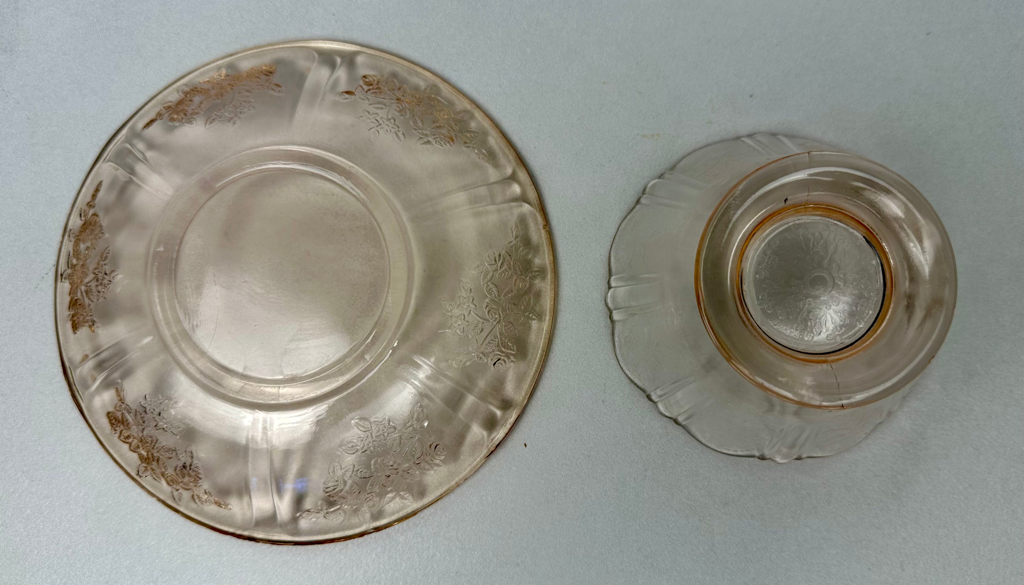 Pink Depression Glass  Sherbet - “American Sweetheart”  Macbeth Evans | Circa 1930-1936